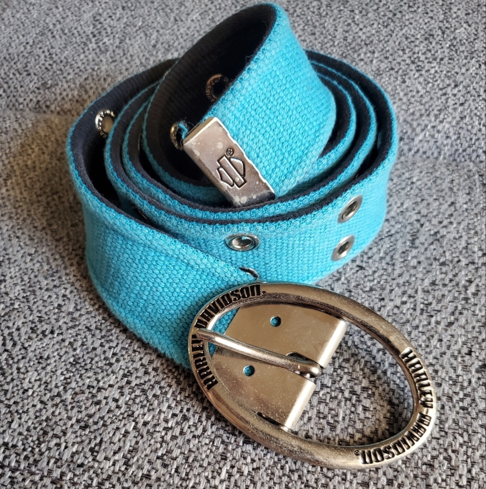 Vintage Harley Davidson Grommet Belt UNISEX